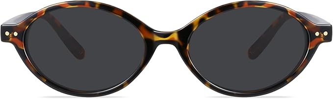 GRFISIA Retro Oval Sunglasses Womens Small Trendy Sun Glasses Sunnies UV400 Protection