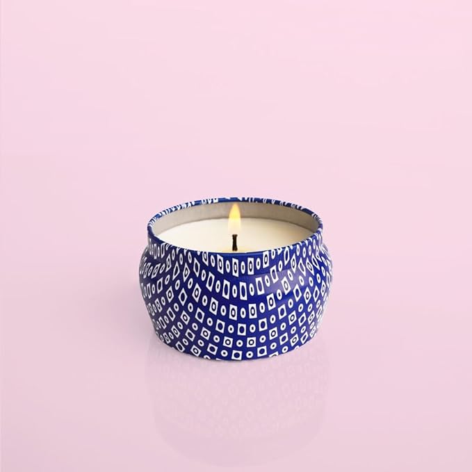 Capri Blue Mini Tin Candle - 3 Oz - Volcano - Blue