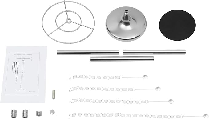 Wedding Centerpieces Silver Vases,10PCS Metal Flower Candle Holder with Sparkling Crystal Beads,Crystal Flower Vase Metal Flowers Stand for Party Tables Decorations (10PCS-Silver)