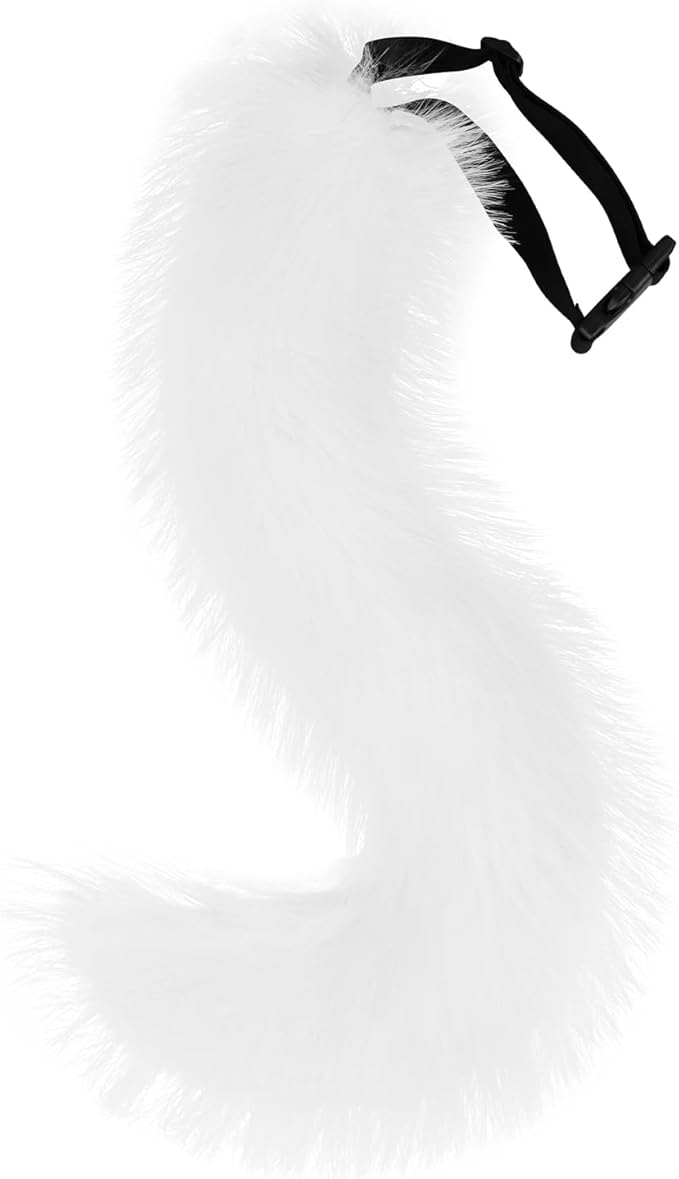 Faux Fur Fox Costume Tail Cosplay Halloween Christmas Party Costume One Size