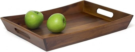 Lipper International Acacia Curved Serving Tray