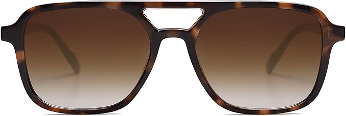 SOJOS Retro Aviator Sunglasses for Women Men,Trendy Rectangle Womens Mens Shades Sun Glasses SJ2202