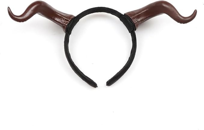 L'VOW Gothic Maleficent Horns Headband Headpiece Maleficent Ears Headdress Halloween Cosplay Costume Accessories