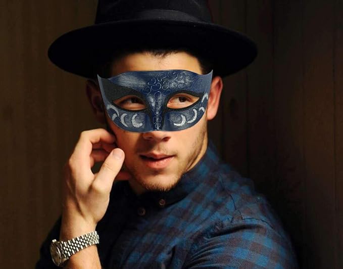 Coddsmz Couple Masquerade Mask Set - Venetian & Mardi Gras Mask for Women & Men