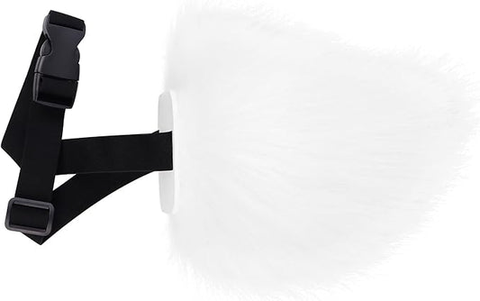 Adolala Plush Faux Fur Bunny Tail Cosplay Rabbit for Halloween Christmas Easter Costume Accessories