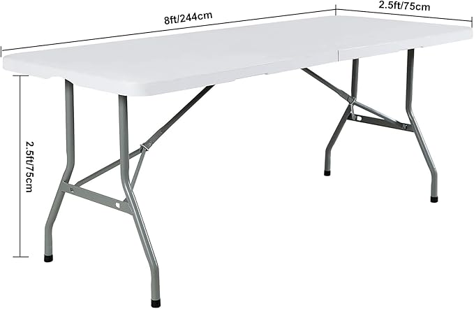 FORLIFE 2Pack Spandex Table Covers，Fitted Tablecloth for Rectangular Tables, Stretch Patio Table Covers, Universal Spandex Table Cover for Wedding, Banquet, Party (8ft, Burgundy)