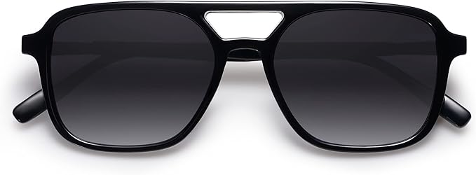 SOJOS Retro Aviator Sunglasses for Women Men,Trendy Rectangle Womens Mens Shades Sun Glasses SJ2202
