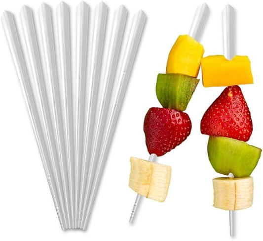 10000 Pcs Cocktail Picks Prism 7.62cm (3") - Sleek, Stylish Garnish for Cocktails, Perfect Plastic Toothpicks for Appetizers & Drinks, Versatile Fancy Skewers Food Pick for Charcuterie Parties