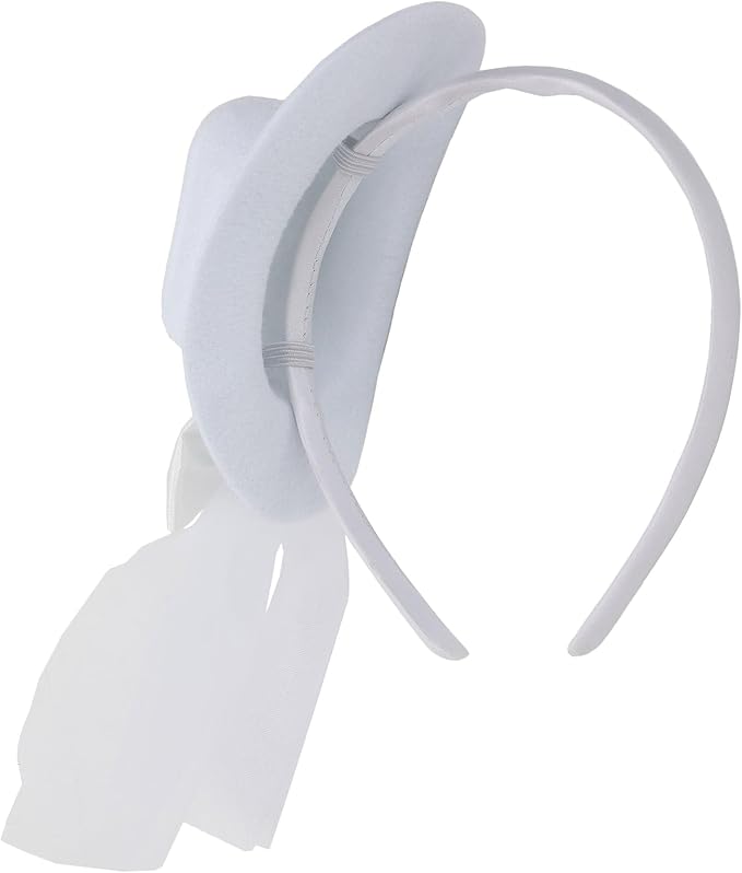 Packed Party Cowboy Hat & Veil Novelty Bridal Headband