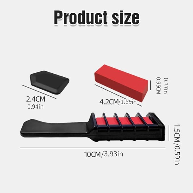 12 Colors Festive Fun Hair Chalk Combs, 2026 New Temporary Glitter Hair Colors Hair Chalk Combs, Washable DIY Hair Color Dye for Birthday Christmas Party Gifts for Teenage Girls Kids (6 Colors)