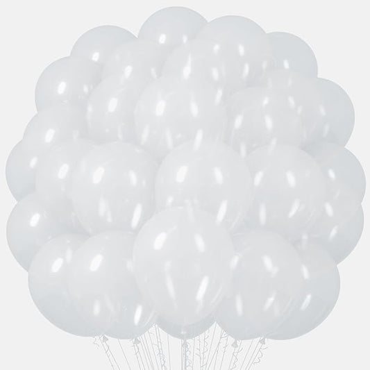 Clear Balloons, 66pack 12inch Transparent Latex Party Balloons for Birthday, Wedding, Graduation, Bridal Shower, Baby Shower, Gender Reveal, Anniversary, Engagement Party Decorations