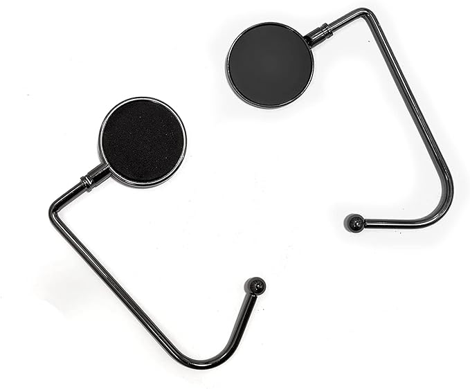 Christmas Stocking Holders Christmas Stockings Hooks Hanger Clip Non-Slip Safety Fireplace Hooks Mantel Hooks for Christmas Party Decoration (Black, 6)