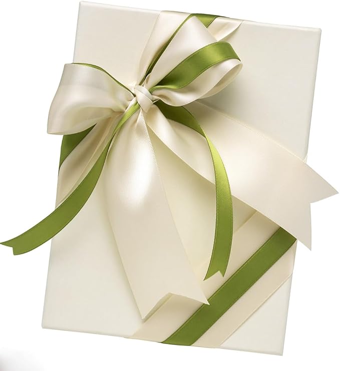 1-1/2" Width x 50 Yards Satin Fabric Ribbon, Yellow Ribbon Perfect for DIY Bows, Swags, Gift Wrapping, Craft, Flower Bouquet，Christmas and Party Decoration