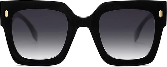 SOJOS Vintage Oversized Square Sunglasses for Women,Retro Womens Luxury Big Large Sun Glasses UV400 SJ2194