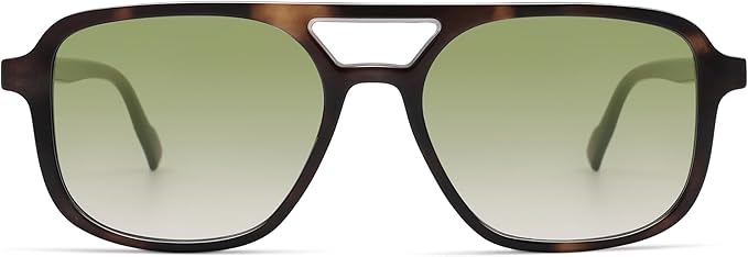 SOJOS Retro Aviator Sunglasses for Women Men,Trendy Rectangle Womens Mens Shades Sun Glasses SJ2202