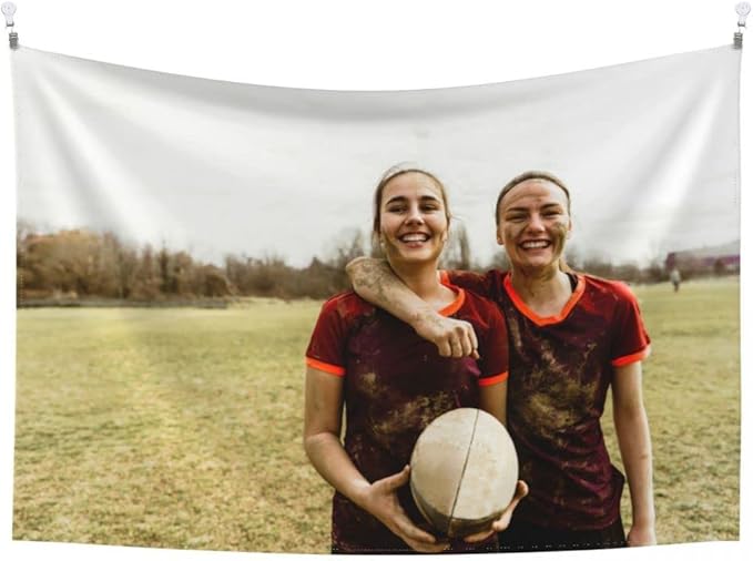 JINJUREN Custom Tapestry Upload Images Banners and Signs Customize For Bedroom 37 * 29 inch Horizontal