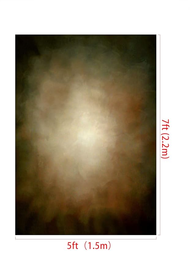 Kate Abstract Photography Backdrops Portrait Phoro Backdrops for Headshot Brown Portrait Photography Studio Props, 5x7ft