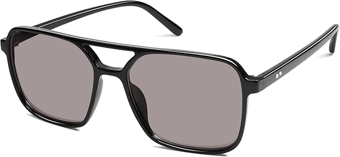 SOJOS Trendy Vintage Aviator Square Sunglasses For Womens Mens Retro 70s UV400 Women Sun Glasses SJ2327
