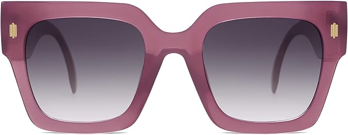 SOJOS Vintage Oversized Square Sunglasses for Women,Retro Womens Luxury Big Large Sun Glasses UV400 SJ2194