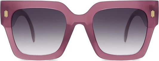SOJOS Vintage Oversized Square Sunglasses for Women,Retro Womens Luxury Big Large Sun Glasses UV400 SJ2194