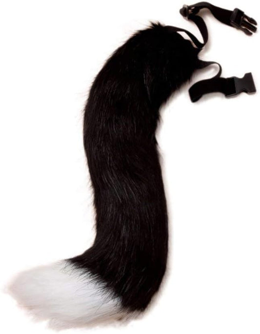 Faux Fur Fox Costume Tail Cosplay Halloween Christmas Party Costume One Size