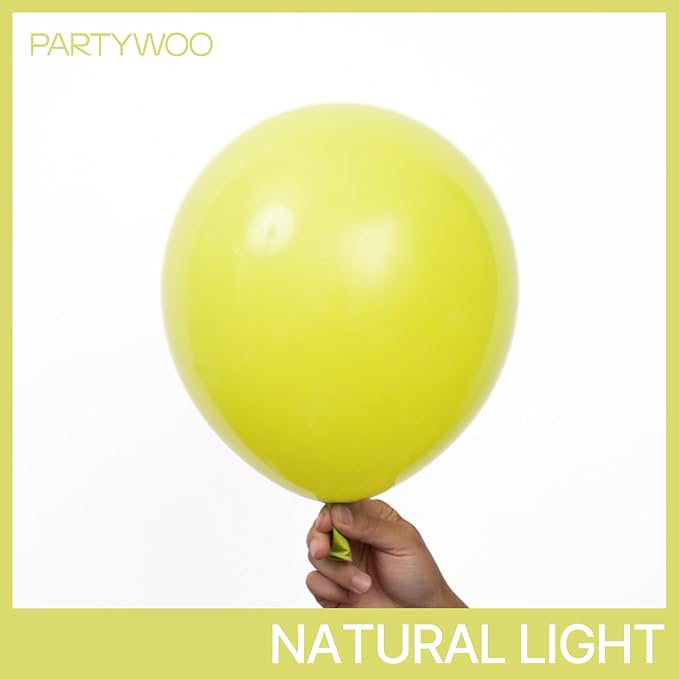 PartyWoo Lime Green Balloons 50pcs 12 inch Light Pastel Kelly Green Balloons for Graduation Baby Shower Bridal Shower Wedding Engagement Spring Forest Theme Birthday Tea Party Decorations Green-Y8