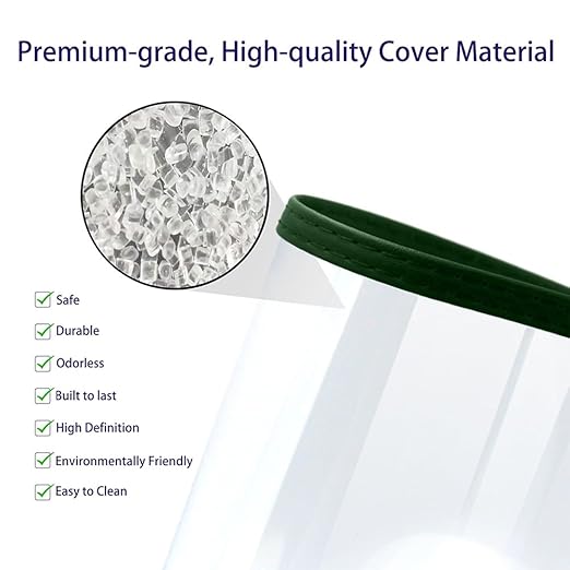 Goodsmart Restaurant Menu Covers – 25 Pack Green 6-View Booklet 5.5" x 8.5", Side-Loading Vinyl & Plastic Menu Holders, Clear Menu Sleeves, Leather-Style Café Covers with Gold Corners