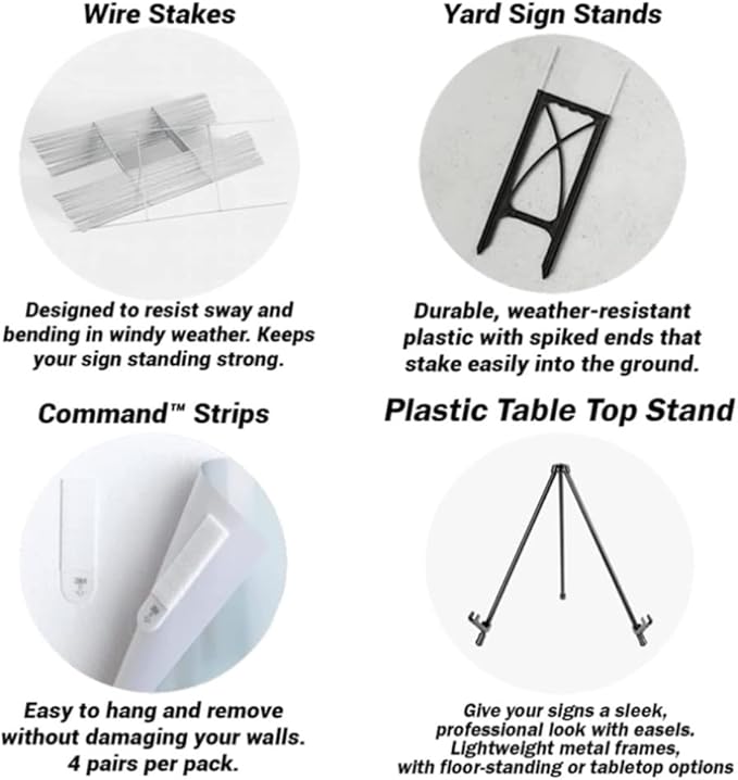 Personalized Sign for 50th Birthday Party - Decorations Celebration Sign, Happy Birthday Any Age Board, Minimalist Party Signs#5