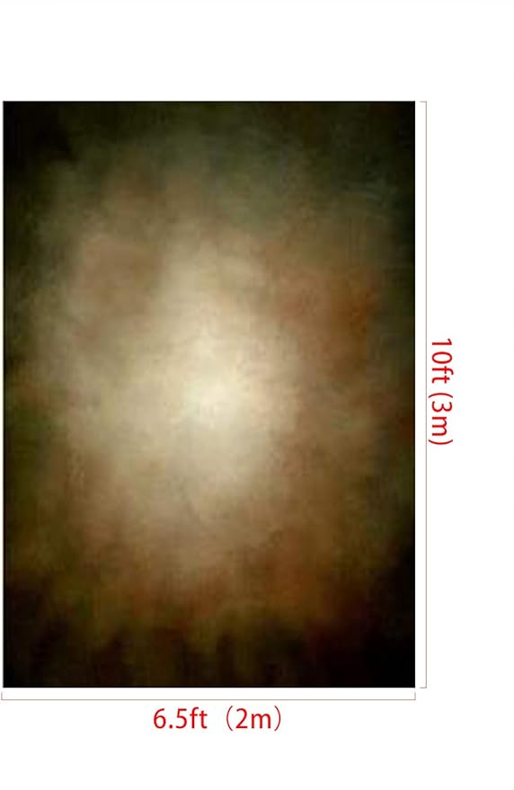 Kate 6.5ft(W) x10ft(H) Abstract Photography Backdrops Microfiber Brown/Green Portrait Photography Studio Background(A Little Green)
