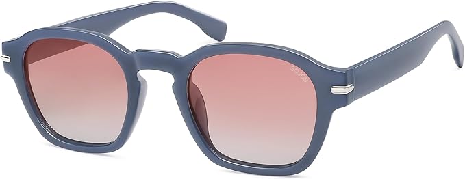 SOJOS Vintage Retro Square Polarized Sunglasses Men Standard Fit Trendy Womens Sun Glasses SJ2382