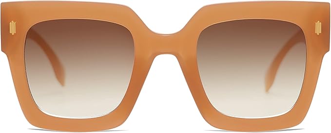 SOJOS Vintage Oversized Square Sunglasses for Women,Retro Womens Luxury Big Large Sun Glasses UV400 SJ2194