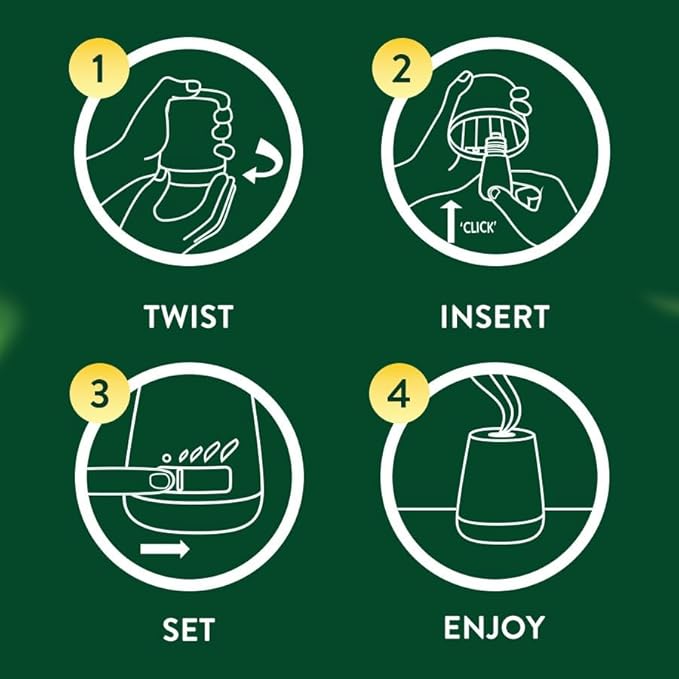 Air Wick Essential Mist Starter Kit (Diffuser + Refill), Apple Cinnamon, Fall Scent, Fall Spray, Essential Oils Diffuser, Air Freshener (Pack of 3)