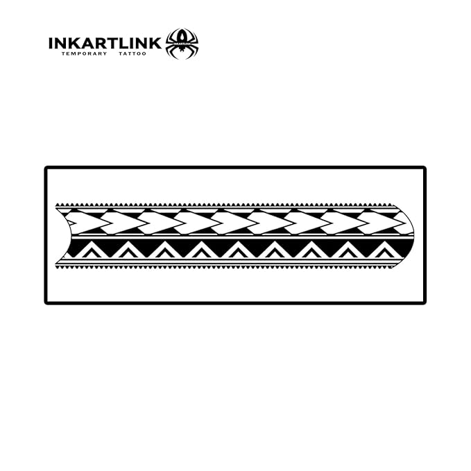 INKARTLINK semi-permanent temporary tattoos, realistic arm tattoos, waterproof and non-reflective, exquisite packaging, unique design (Armband 6)