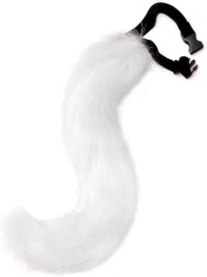 Faux Fur Fox Costume Tail Cosplay Halloween Christmas Party Costume One Size