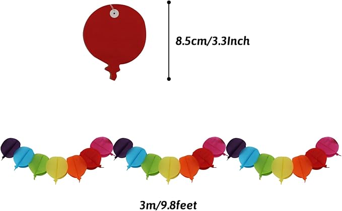 ZERODECO Fiesta Paper Fan Party Decorations Set, Multicolor Cinco De Mayo Pom Poms Pennant Garland String Banner Fringe Curtains Mexican Coco Carnivals Festivals Party Supplies