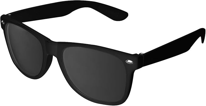Super Z Outlet Plastic Vintage Retro Style Sunglasses Classic Shades Eyewear Party Favors (12, Black)