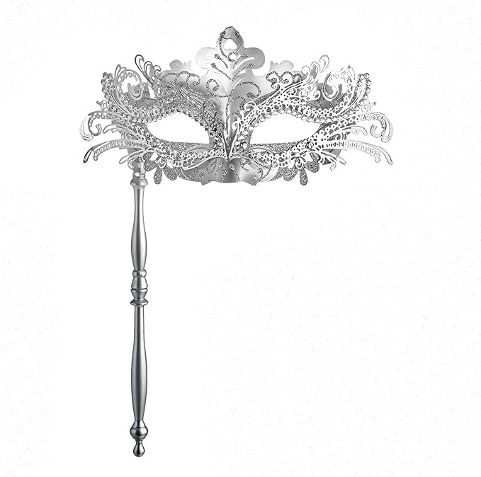 YU FENG Venetian Masquerade Mask for Women Couples Besties-Prom,Balls,Mardi Gras,Halloween and Parties Costume Mask