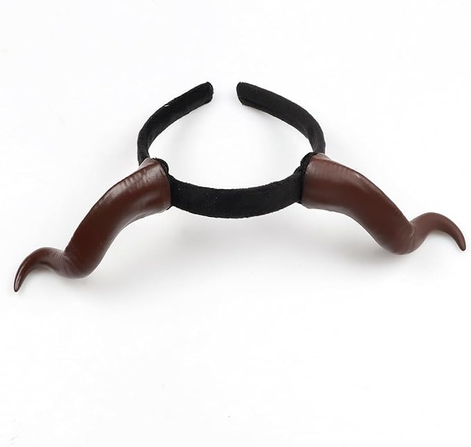 L'VOW Gothic Maleficent Horns Headband Headpiece Maleficent Ears Headdress Halloween Cosplay Costume Accessories