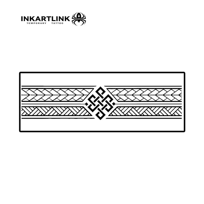 INKARTLINK semi-permanent temporary tattoos, realistic arm tattoos, waterproof and non-reflective, exquisite packaging, unique design (Armband 8)
