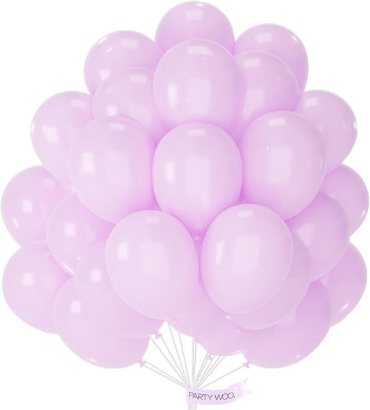 PartyWoo Baby Pink Balloons 50pcs 12 Inch Pastel Light Pale Pink Latex Helium Balloons for Anniversary Wedding Baby Shower Gender Reveal Butterfly Princess Birthday Party Decorations Pink-Q04