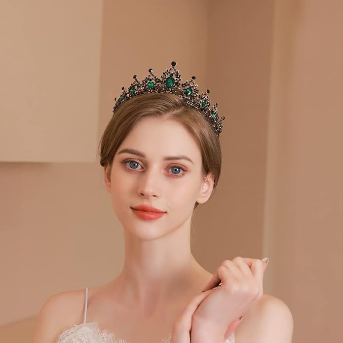 Kamirola - Queen Crown and Tiaras Princess Crown for Women and Girls Crystal Headbands for Bridal, Princess for Wedding and Party（01）