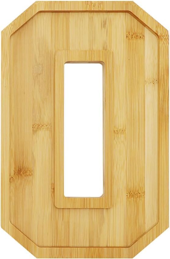 15.8'' Wood Charcuterie Fillable Board Box, Reusable Alphabet Number Shaped Form Tray for Birthday Anniversaries, Serving Tray for Birthday Party Decor Serving Plates Display Candy Cake (Number 0)