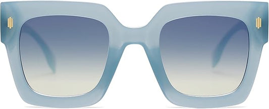 SOJOS Vintage Oversized Square Sunglasses for Women,Retro Womens Luxury Big Large Sun Glasses UV400 SJ2194