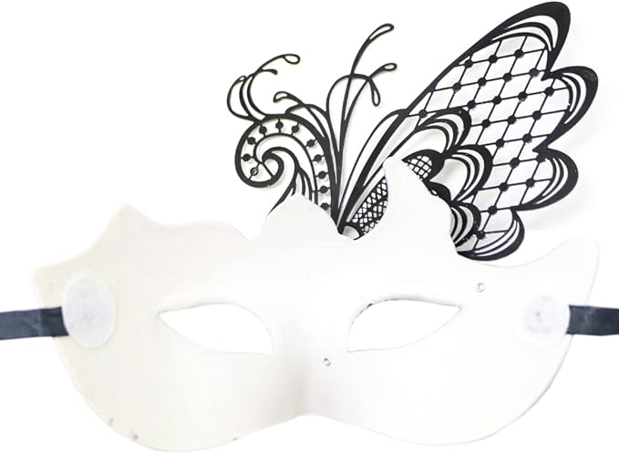 Coolwife Couples Masquerade Masks Metal Venetian Mardi Gras Party Evening Prom Costume Mask