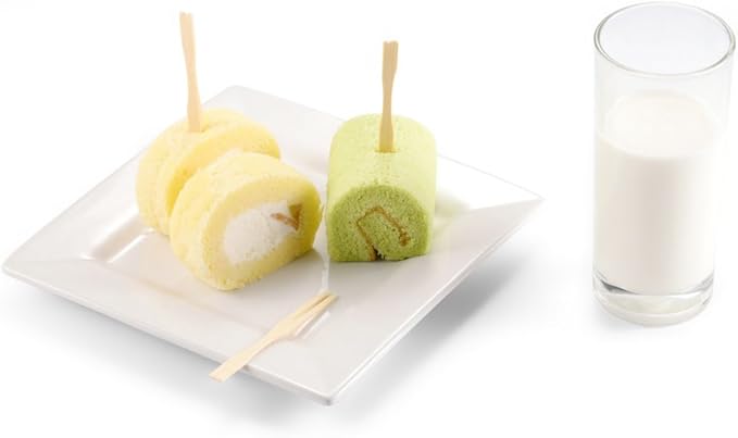 [2 Packs of 110 PCS] 3.5 inch Appetizer Forks, Mini Forks for Appetizers, Cocktail Forks Appetizer Forks, Bamboo Toothpicks for Appetizer, Wooden Forks Food Picks for Fruit, Charcuterie Accessories.