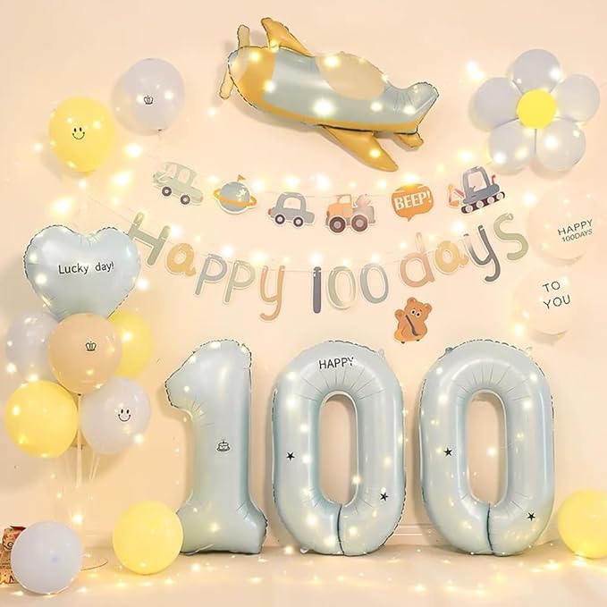 40 Inch Matte Blue 1 Number Balloons Light Blue Number 1 Foil Balloon Mylar Helium Balloon for Birthday Party Decoration Wedding Anniversary Supplies (Number 1)