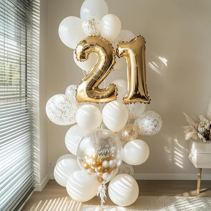 White Balloons 125 pcs Different Sizes Pack of 18 12 10 5 Inch Latex White Balloon Arch Kit Garland for Birthday Party Baby Shower Bridal Shower Graduation Wedding Decorations