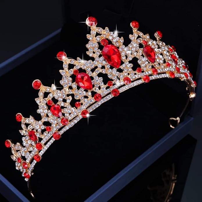 Kamirola - Queen Crown and Tiaras Princess Crown for Women and Girls Crystal Headbands for Bridal, Princess for Wedding and Party（01）