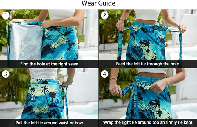 Cromoncent Matching Hawaiian Outfits for Family, Dad and Son Matching Luau Beach Tropical Shirts Mommy Daughter Tropical Sets