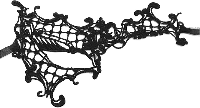 JOYFISCO Masquerade Mask for Women Metal Mask Shiny Rhinestone Venetian Party Prom Ball Bar Halloween Costume Accessory
